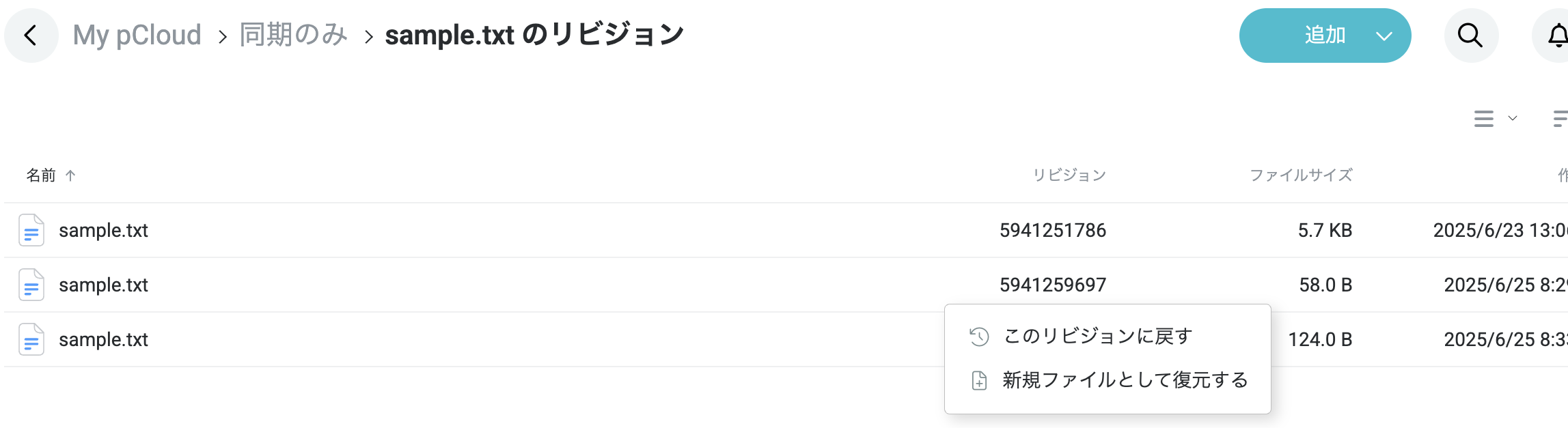 リビジョン