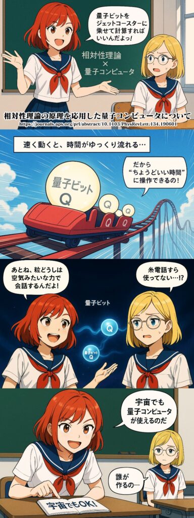 吹き出し付きの複数コマ漫画