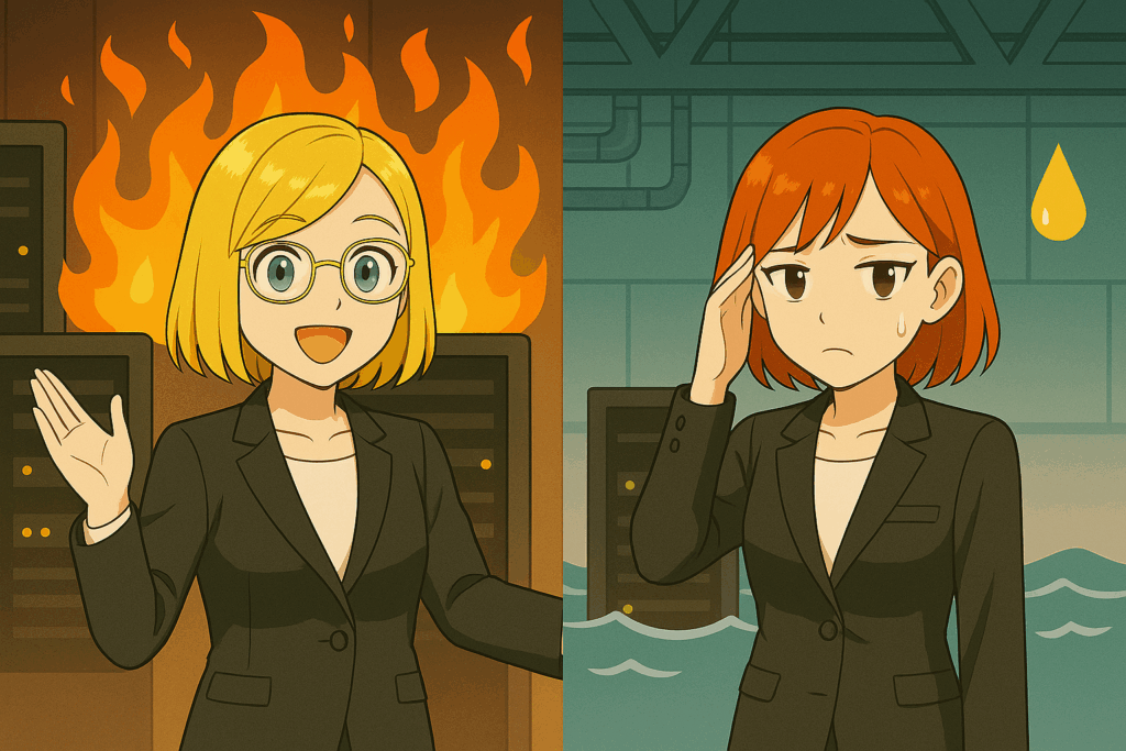 オンプレの現実：サーバーは燃える、壊れる、沈む