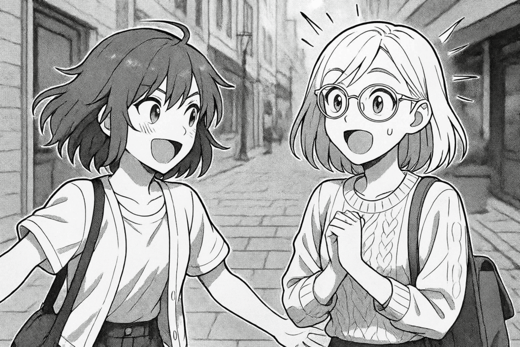 モノクロ漫画における背景設計