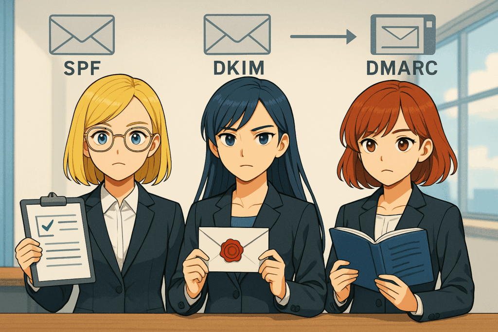 「SPF」・「DKIM」・「DMARC」とは？ざっくりイメージで理解