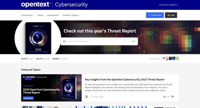 Webrootコミュニティサイト
