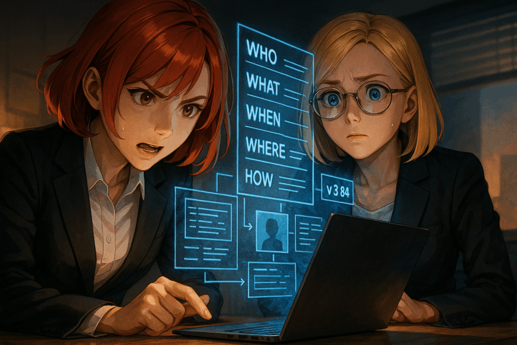 ログの構造設計：5W1H＋バージョン情報