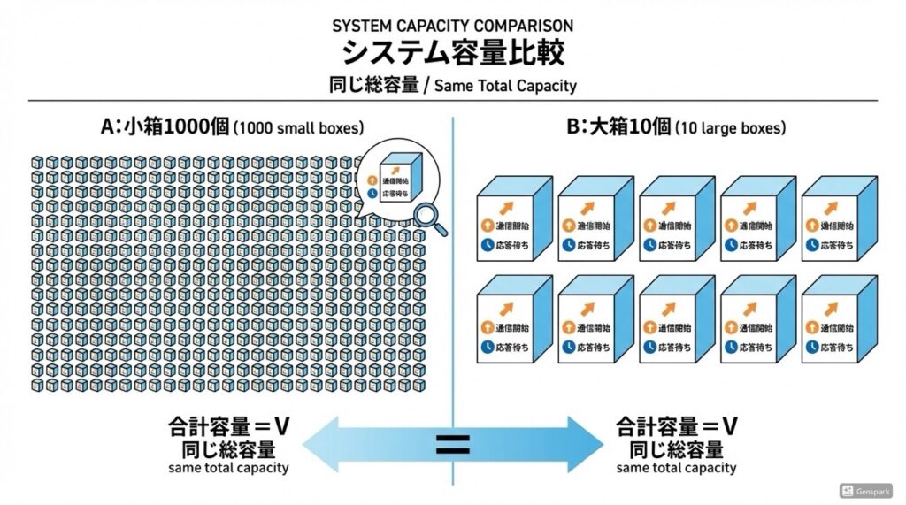 ファイル数と通信