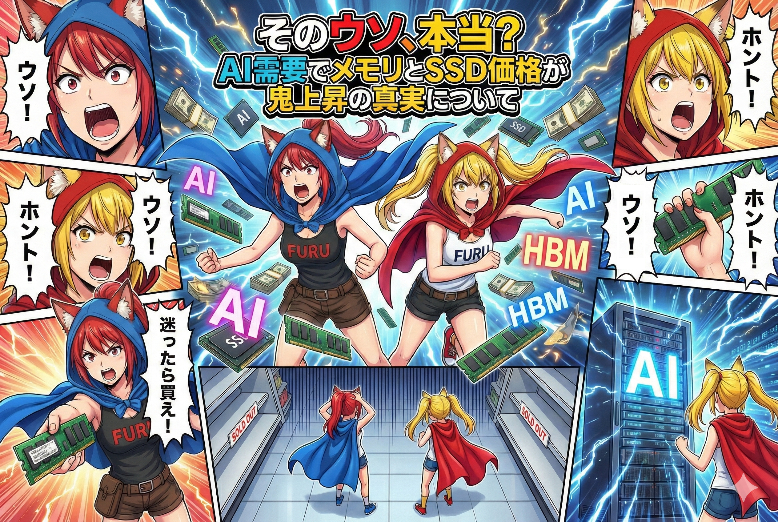 そのウソ、本当？AI需要でメモリとSSD価格が鬼上昇の真実について