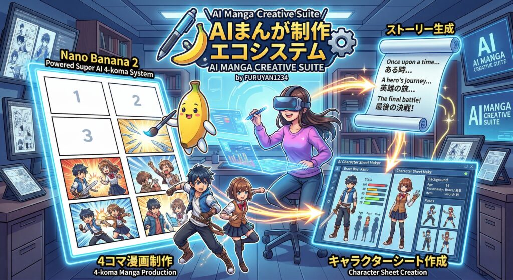 【超大作】AI漫画制作の最終兵器「AI Manga Creative Suite」爆誕！そして伝説のAI展示会へ…！