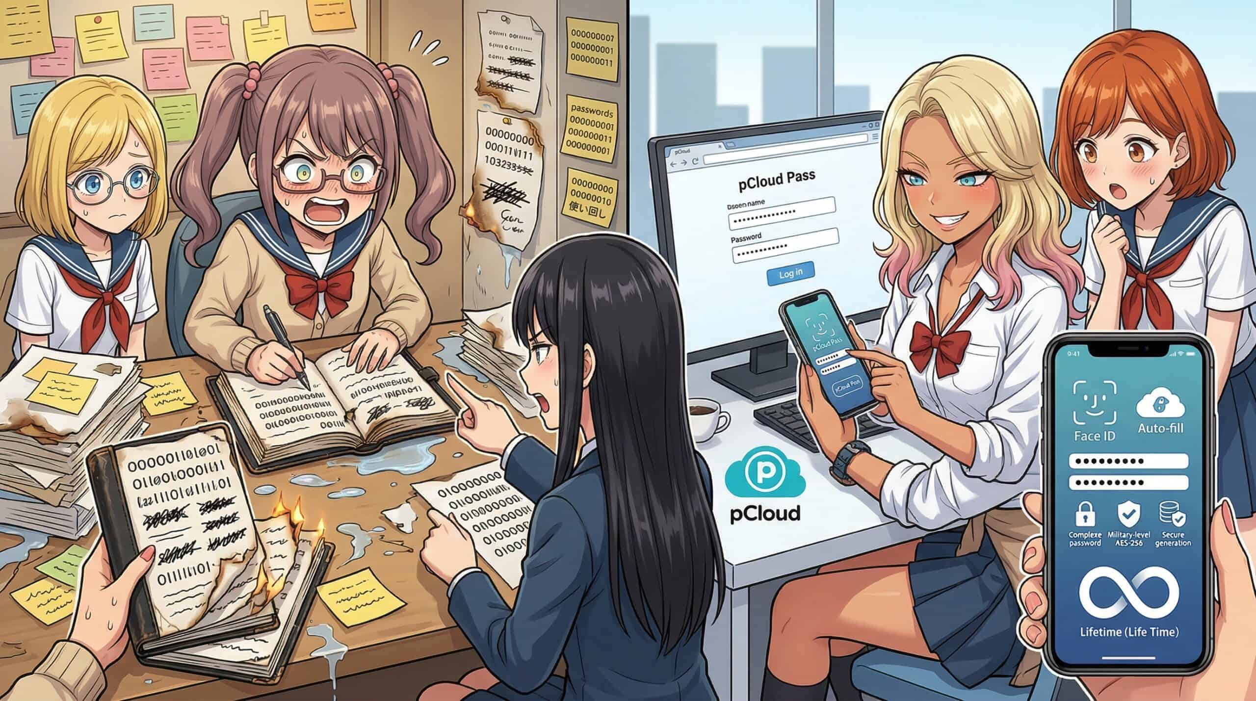 【超絶悲報】パスワード管理、まだ「手帳」に書いてるの!?昭和ロートル脱却のための最強パスワードマネージャー決定戦!【pCloud Pass】