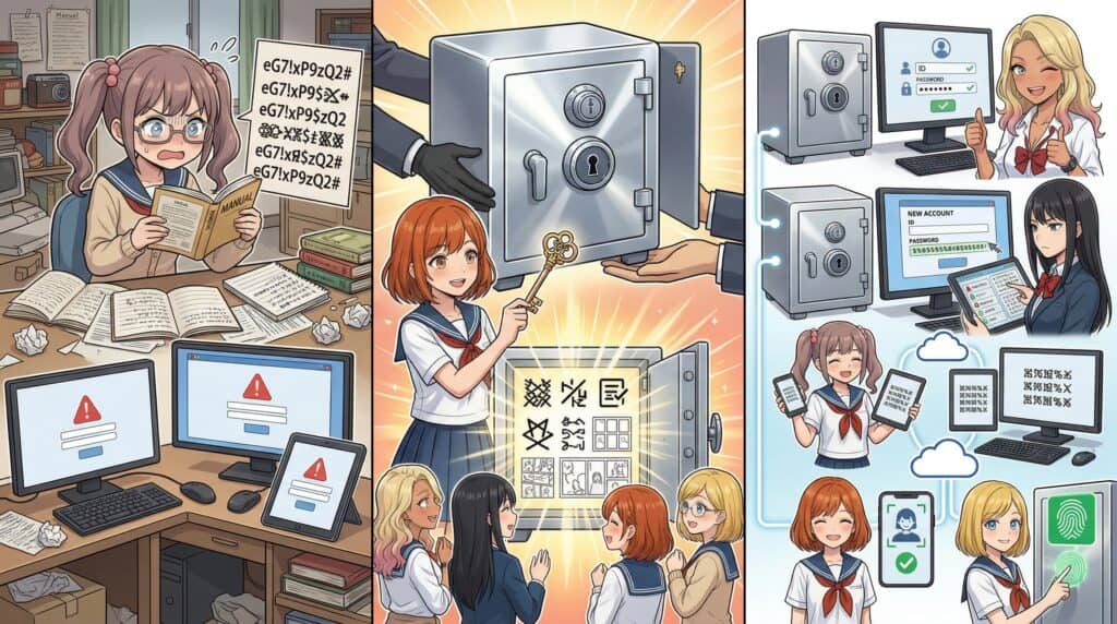 救世主「パスワードマネージャー」の基本概念