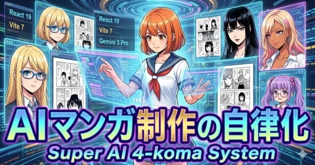 Nano Banana 2 Powered Super AI 4-koma System