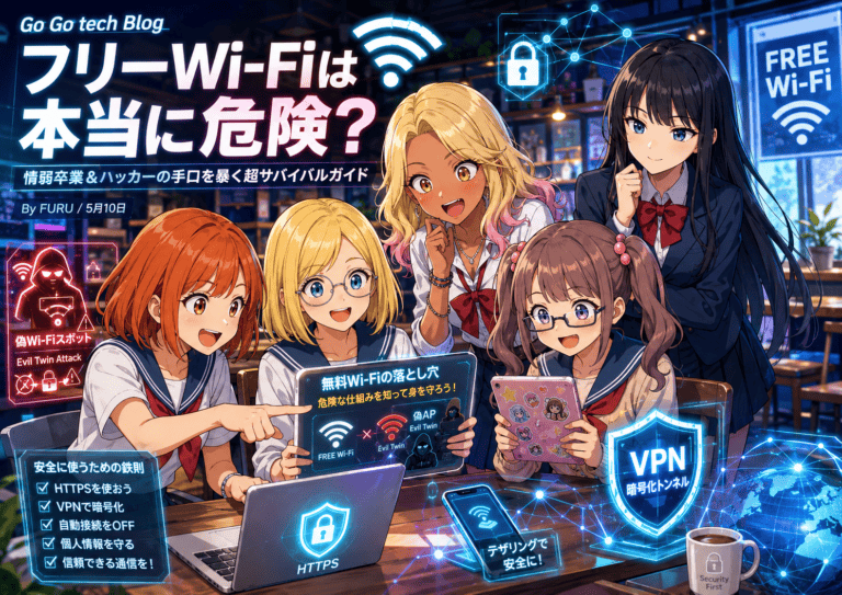 フリーWi-Fiは「絶対に使っちゃダメよ~ダメダメ!」って本当!? 情弱卒業&ハッカーの手口を暴く超サバイバルガイド!
