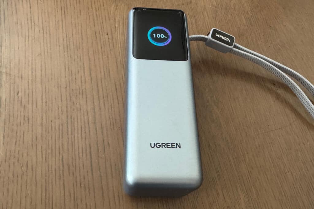 UGREEN Nexode 巻き取り式 USB-Cケーブル内蔵 モバイルバッテリー20000mAh 165W
