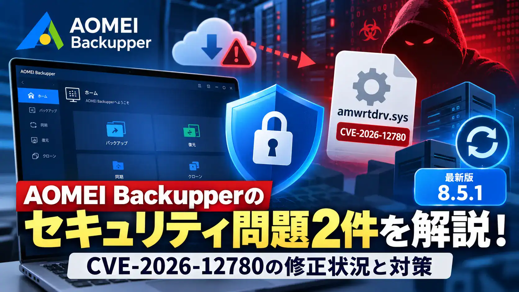CVE-2026-12780 AOMEIセキュリティ問題について